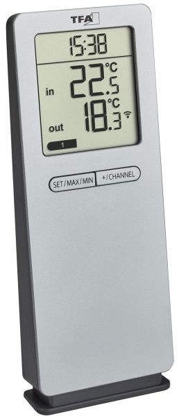 TFA 30.3071.54 silber LOGO 2.0 Funk-Thermometer - Portofrei bei bücher.de  kaufen