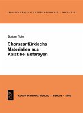 Chorasantürkische Materialien aus Kalat bei Esfarayen (eBook, PDF)