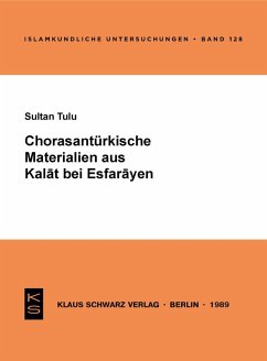 Chorasantürkische Materialien aus Kalat bei Esfarayen (eBook, PDF) - Tulu, Sultan