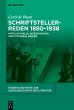 Schriftstellerreden 1880-1938 (eBook,... - Bild 1