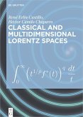 Classical and Multidimensional Lorentz Spaces (eBook, PDF)