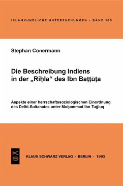 Cover Die Beschreibung Indiens in der Rihla des Ibn Battuta (eBook, PDF)