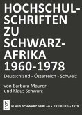 Hochschulschriften zu Schwarzafrika 1960-1978 (eBook, PDF)