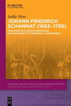 Johann Friedrich Schannat (1683-1739) (eBook, ePUB) - Weis, Joelle