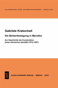 Die Berberbewegung in Marokko (eBook, PDF) - Kratochwil, Gabriele