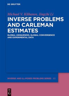 Inverse Problems and Carleman Estimates (eBook, ePUB) - Klibanov, Michael V.; Li, Jingzhi