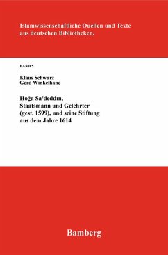 Cover Hoga Sa'deddin, Staatsmann und Gelehrter (gest. 1599) (eBook, PDF)