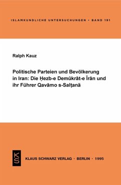 Cover Politische Parteien und Bevölkerung in Iran (eBook, PDF)