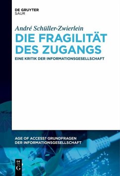 Cover Die Fragilität des Zugangs (eBook, ePUB)