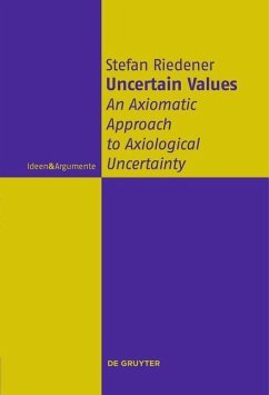 Uncertain Values (eBook, ePUB) - Riedener, Stefan