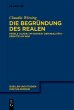 Die Begründung des Realen (eBook, ePUB) - Bild 1