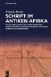 Schrift im antiken Afrika (eBook, PDF) - Bild 1