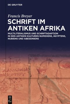 Schrift im antiken Afrika (eBook, PDF) - Breyer, Francis