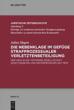 Cover Die Nebenklage im Gefüge strafprozessualer Verletztenbeteiligung (eBook, ePUB)