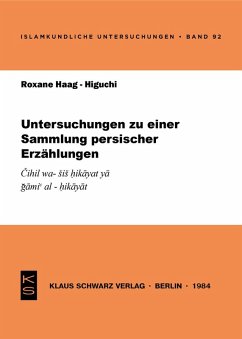 Cover Untersuchungen zu einer Sammlung persischer Erzählungen (eBook, PDF)