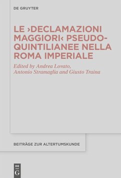 Cover Le ?Declamazioni maggiori? pseudo-quintilianee nella Roma imperiale (eBook, PDF)