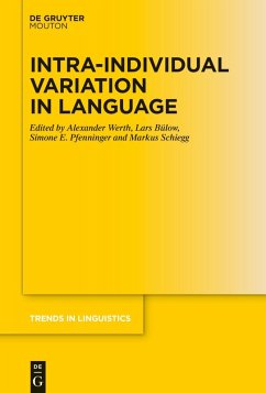 Intra-individual Variation in Language (eBook, ePUB)