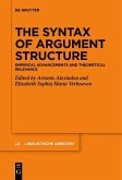 The Syntax of Argument Structure (eBook, ePUB)
