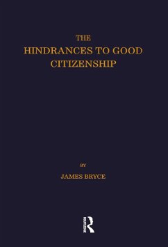 Hindrances to Good Citizenship (eBook, ePUB) - Bryce, James