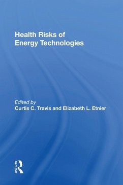 Health Risks Of Energy Technologies (eBook, ePUB) Cover Health Risks Of Energy Technologies (eBook, ePUB)