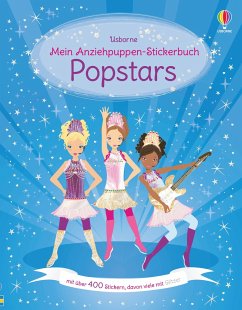 Mein Anziehpuppen-Stickerbuch: Popstars - Bowman, Lucy