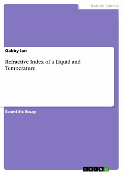 Refractive Index of a Liquid and Temperature (eBook, PDF)