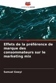 Effets de la préférence de marque des consommateurs sur le marketing mix