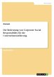 Die Bedeutung von Corporate Social... - Bild 1