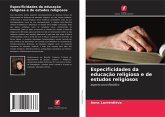 Especificidades da educação religiosa e de estudos religiosos