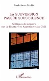 La subversion passee sous silence (eBook, ePUB)