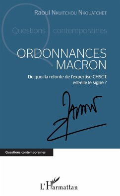 Ordonnances Macron (eBook, ePUB) - Raoul Nkuitchou Nkouatchet, Nkuitchou Nkouatchet