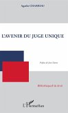 L'avenir du juge unique (eBook, ePUB)