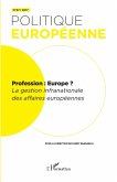 Profession : Europe? (eBook, ePUB)