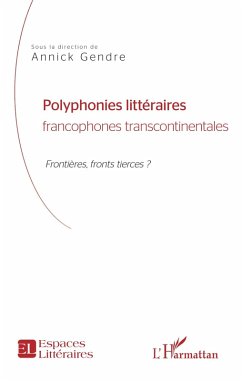 Cover Polyphonies litteraires francophones transcontinentales (eBook, ePUB)