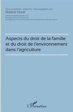 Cover Aspects du droit de la famille et du droit de l'environnement dans l'agriculture (eBook, ePUB)