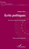 Ecrits politiques. Etat africain, religion et mondialisation (eBook, ePUB)