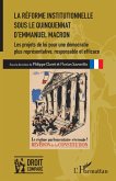 La reforme institutionnelle sous le quinquennat d'Emmanuel Macron (eBook, ePUB)