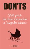 Don'ts : petit precis des choses a ne pas faire a l'usage des mamans (eBook, ePUB)