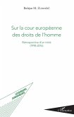 Sur la cour europeenne des droits de l'homme (eBook, ePUB)