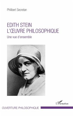 Edith Stein. L'oeuvre philosophique (eBook, ePUB) Cover Edith Stein. L'oeuvre philosophique (eBook, ePUB)