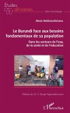 Le Burundi face aux besoins fondamentaux de sa population (eBook, ePUB)