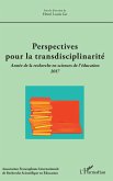 Perspectives pour la transdisciplinarite (eBook, ePUB)