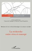 La recherche entre vecu et concept (eBook, ePUB)