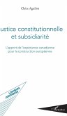 Justice constitutionnelle et subsidiarite (eBook, ePUB)