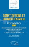 Constitutions et documents financiers Vol 2 Espace UMOA/UEMOA (eBook, ePUB)