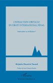 L'infraction-obstacle en droit international penal (eBook, ePUB)