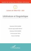 Litterature et linguistique (eBook, ePUB) Litterature et linguistique (eBook, ePUB)