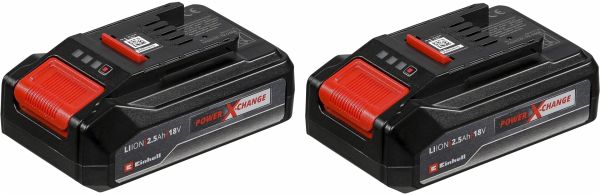 Einhell Power X-Change 18V 2x 2,5Ah Einhell Power X-Change 18V 2x 2,5Ah