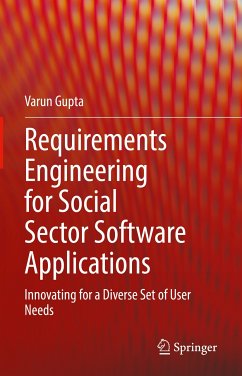 Requirements Engineering for Social Sector Software Applications (eBook, PDF) - Gupta, Varun