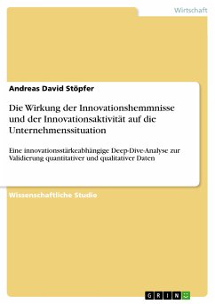 Die Wirkung der Innovationshemmnisse und der Innovationsaktivität auf die Unternehmenssituation (eBook, PDF)
